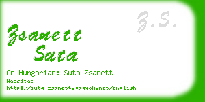 zsanett suta business card